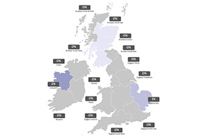 Male Ancestry UK YDNA Distribution Map