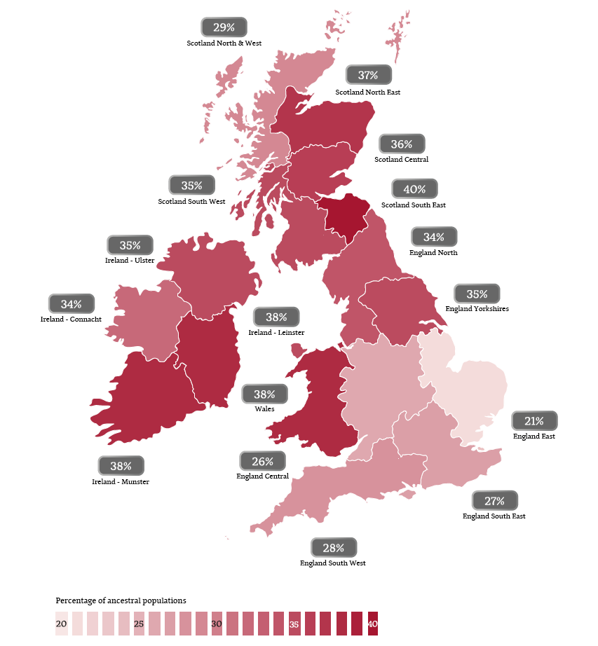 Red Hair Uk Frequency Breakdown