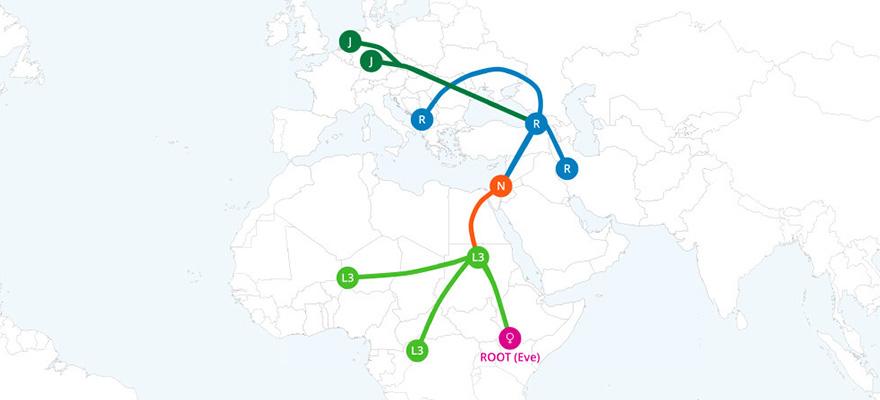 Living DNA Motherline Ancestry Results